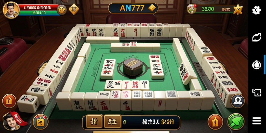 Screenshot gameplay AN777 menampilkan aksi seru dari permainan Mahjong.