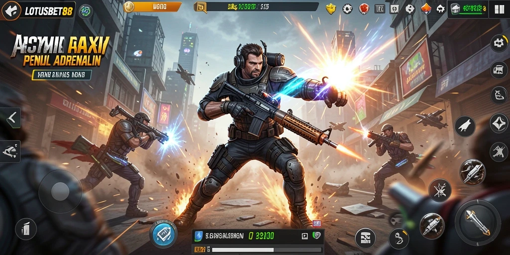 Gameplay seru dalam LOTUSBET88 dengan aksi cepat dan grafis menawan.