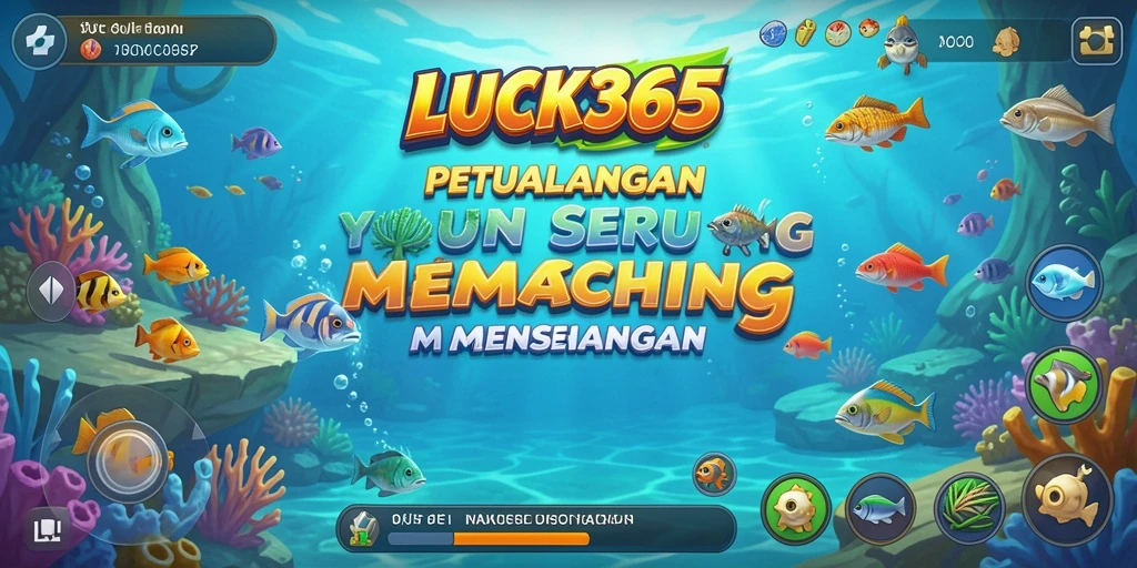 Tampilan gameplay LUCK365 yang memperlihatkan suasana memancing yang seru.