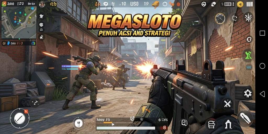 Tampilan luar biasa dari gameplay seru MEGASLOTO.
