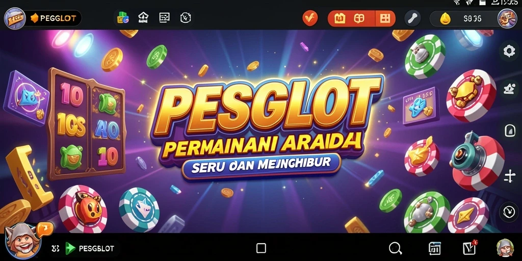 Tampilan gameplay PESGSLOT yang seru dan penuh warna.